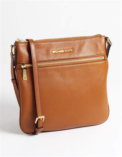 michael kors bedford flat leather crossbody|Michael Kors bedford flat crossbody.